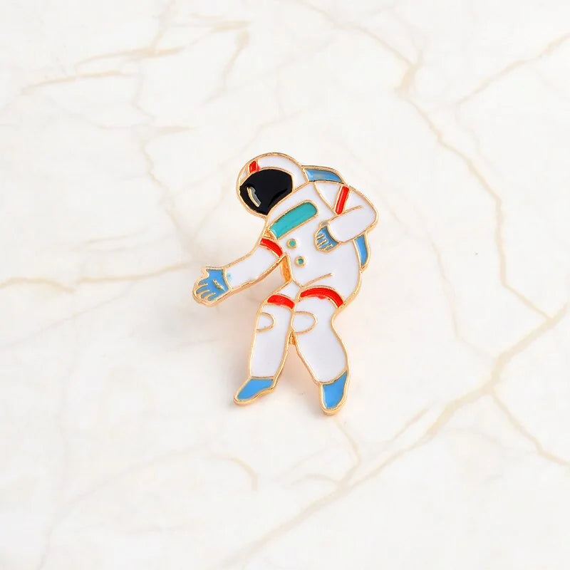Space Helmet Pin