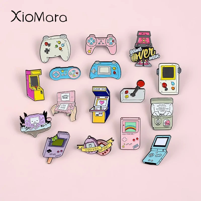 Retro Arcade Game Pins