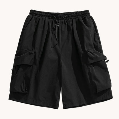 Drawstring Cargo Shorts