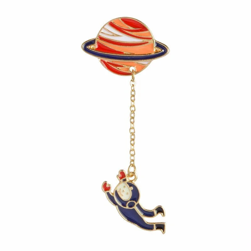 Space Helmet Pin