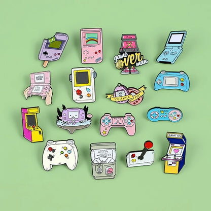 Retro Arcade Game Pins