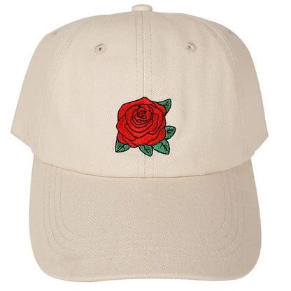 rose baseball hat