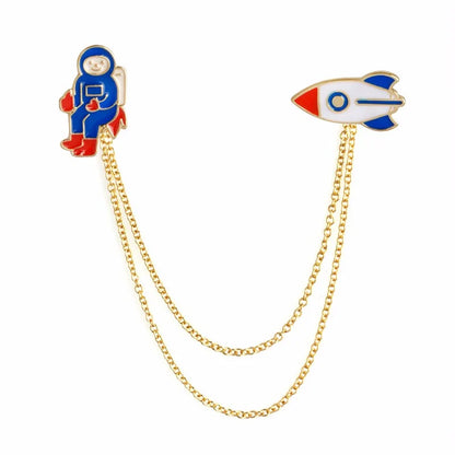 Space Helmet Pin